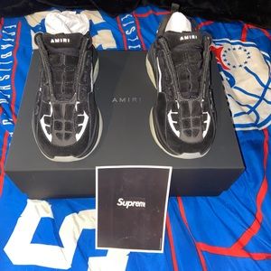 Amiri bone runners black